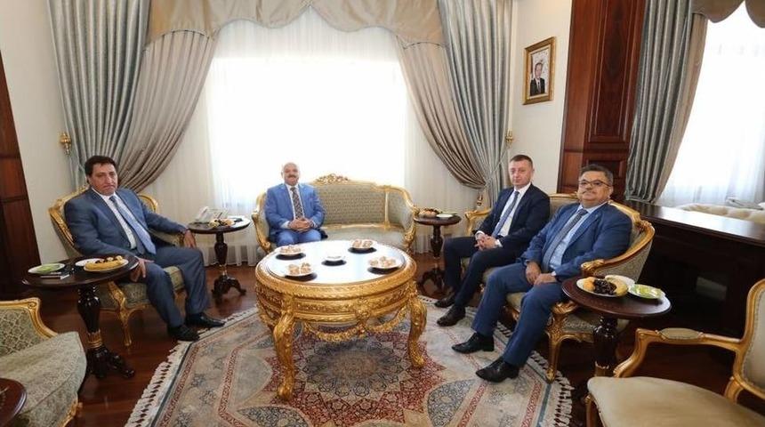 Bursa Valisi İzzettin K&uuml;&ccedil;&uuml;k&rsquo;e Ziyaret