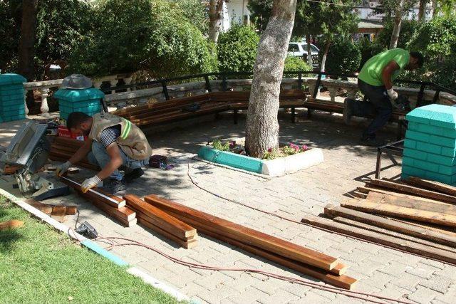 Haliliye’deki Parklarda Yenileme Çalışmaları