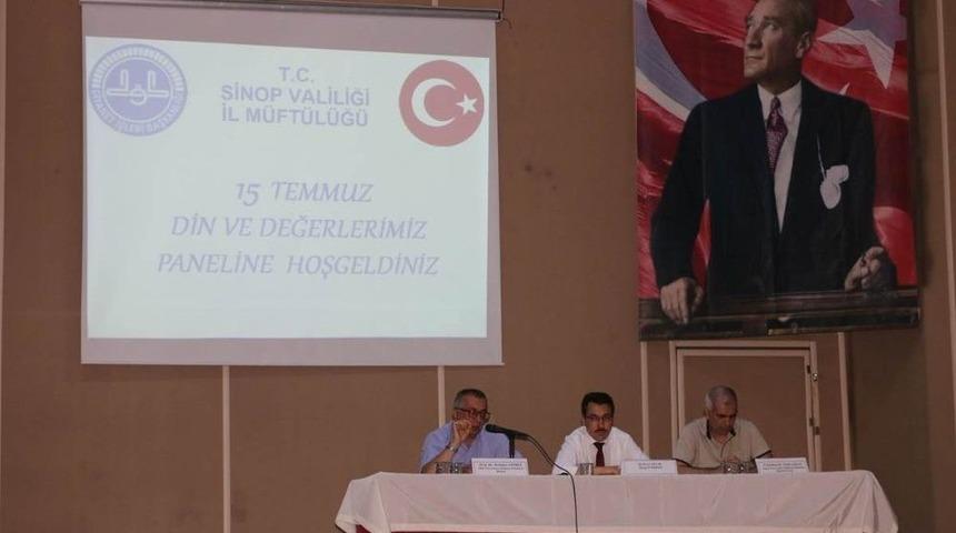 Sinop&rsquo;ta 15 Temmuz Paneli