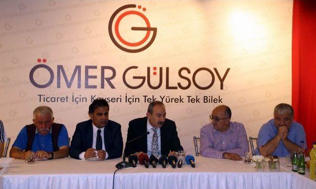 Ömer Gülsoy Ticaret Odası Başkanlığına Adaylığına Açıkladı