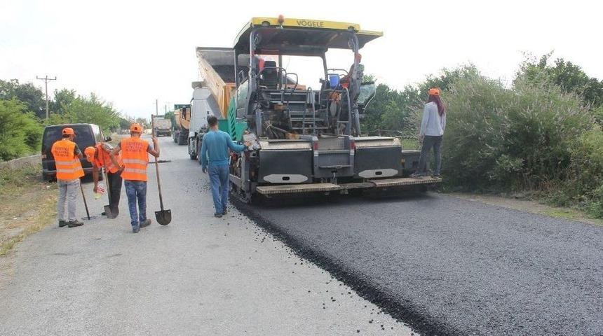 D&ouml;rtyol&rsquo;da Sıcak Afsalt &Ccedil;alışması