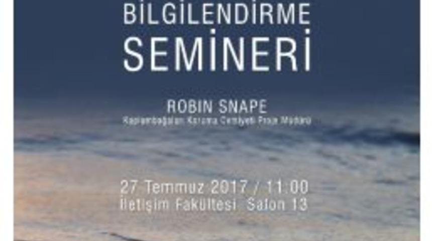Ydü’den, "kaplumbağalar(l)a Hayat" Semineri
