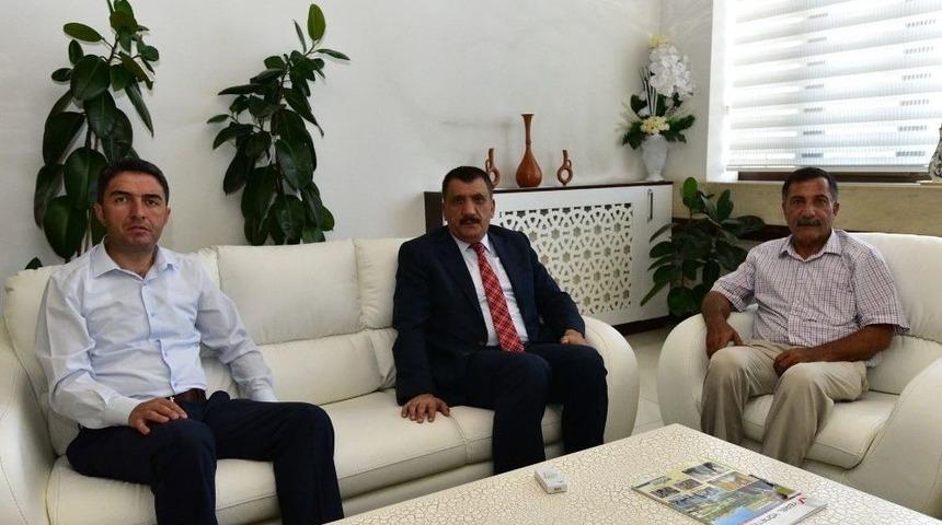 Chp İl Başkanı Kiraz&rsquo;dan, Belediye Başkanı G&uuml;rkan&rsquo;a Ziyaret