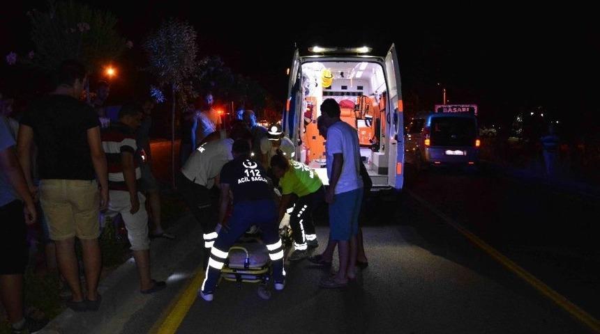 Ortaca&rsquo;da Motosiklet Kazası; 2 Yaralı