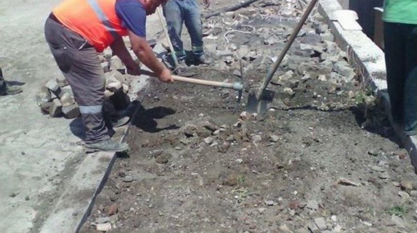 Ak&ccedil;akoca&rsquo;da Bakım Ve Onarım &Ccedil;alışmaları S&uuml;r&uuml;yor