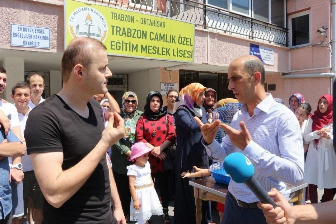 Trabzon &Ccedil;amlık &Ouml;zel Eğitim Meslek Lisesi&rsquo;nin Kapatılmasına &Ouml;ğrenci Ve Velilerden Tepki