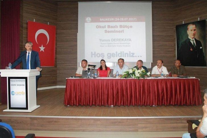 Cunda Uygulama Oteli’nde ’okul Bazlı Bütçe Uygulamaları’ Semineri G4