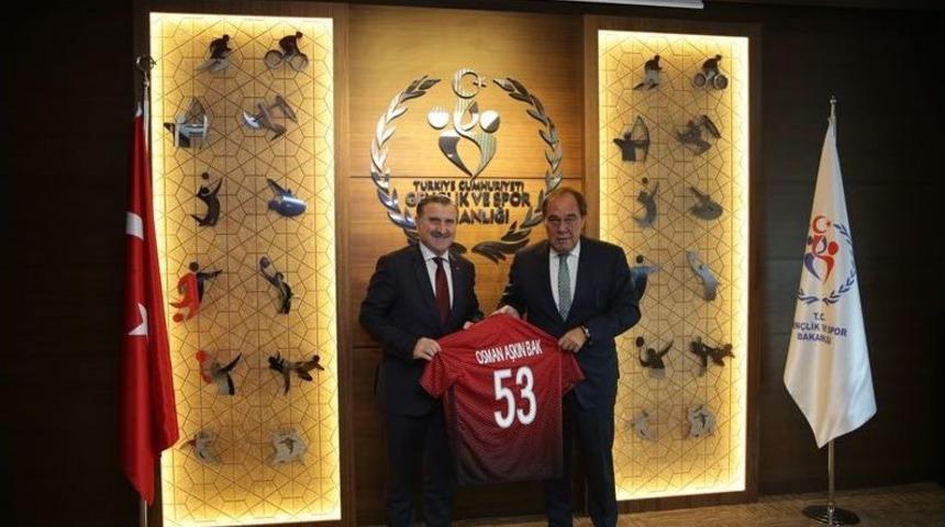 Bakan Osman Aşkın Bak&rsquo;a Hayırlı Olsun Ziyareti