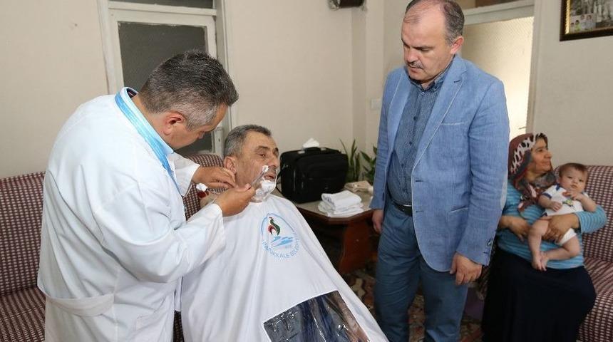 Pamukkale Belediyesi&rsquo;nden 2 Bin Kişiye Evde Bakım Hizmeti