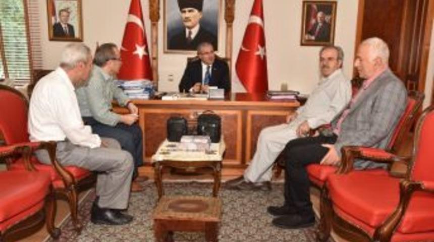 Tokat Valisi Toraman&rsquo;a İhlas Y&ouml;neticilerinden Ziyaret