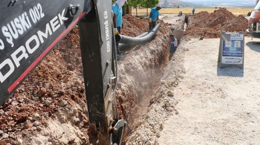 Şuski Yağmursuyu Hattı D&ouml;şeme &Ccedil;alışmalarına Hız Verdi