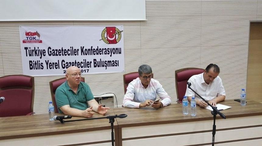 T&uuml;rkiye Gazeteciler Konfederasyonu Gazetecilerin Sorunlarını Dinledi