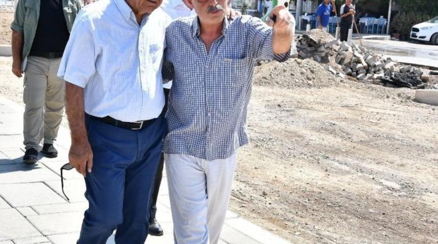 Başkan Kocaoğlu&rsquo;ndan Sahilevlerinde İnceleme