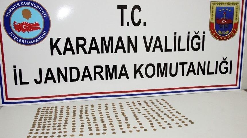 Karaman&rsquo;da &Ccedil;ok Sayıda Sikke Ele Ge&ccedil;irildi