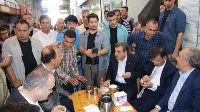 Bakanlar Fakıbaba Ve Özlü, Esnaf Ziyaretinde (2)