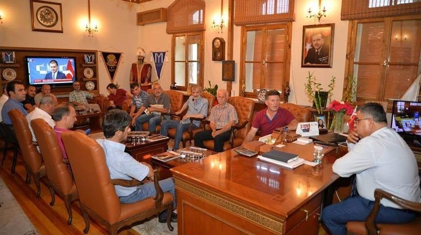 Başkan Yağcı, Pazarcı Esnafıyla Bir Araya Geldi