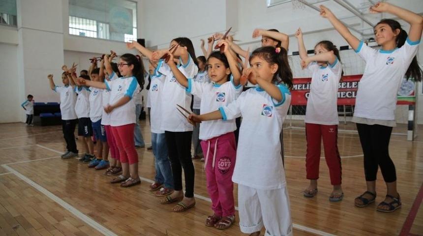 Melikgazi Belediyesi&rsquo;nden Yaz Okulu &Ccedil;ocuk Şenliği