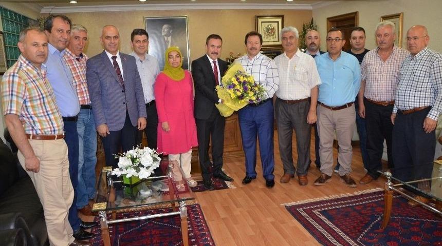 Ahid Başkanı Yaman&rsquo;dan Ankarag&uuml;c&uuml; Başkanı Yiğiner&rsquo;e Ziyaret