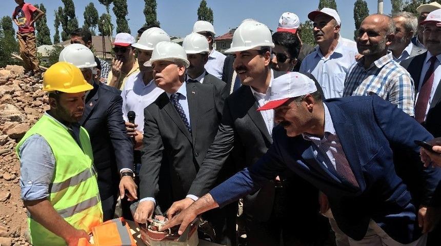 Muş&rsquo;ta Temel Atma T&ouml;reni