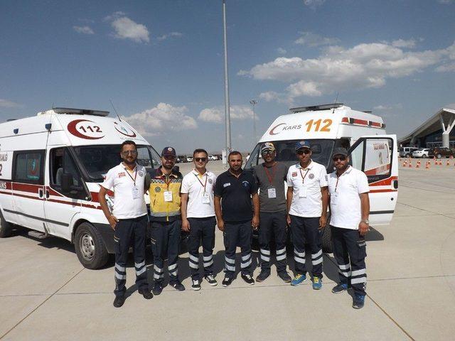 Kars 112’ye Ambulans Sürüş Teknikleri Eğitimi Verildi