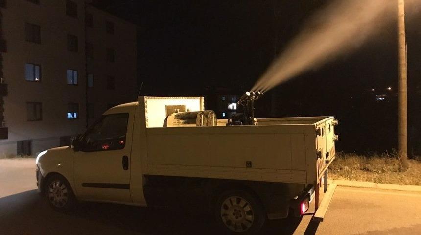 Bing&ouml;l Belediyesi İla&ccedil;lama &Ccedil;alışmalarını S&uuml;rd&uuml;r&uuml;yor