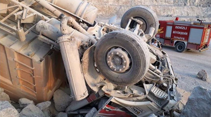 Kamyon Altında Kalan İşçi Hayatını Kaybetti