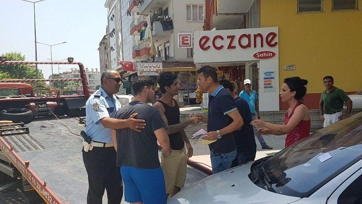 Araçlarının Çekilmesini İstemeyen Sürücüler Zorluk Çıkarttı G4