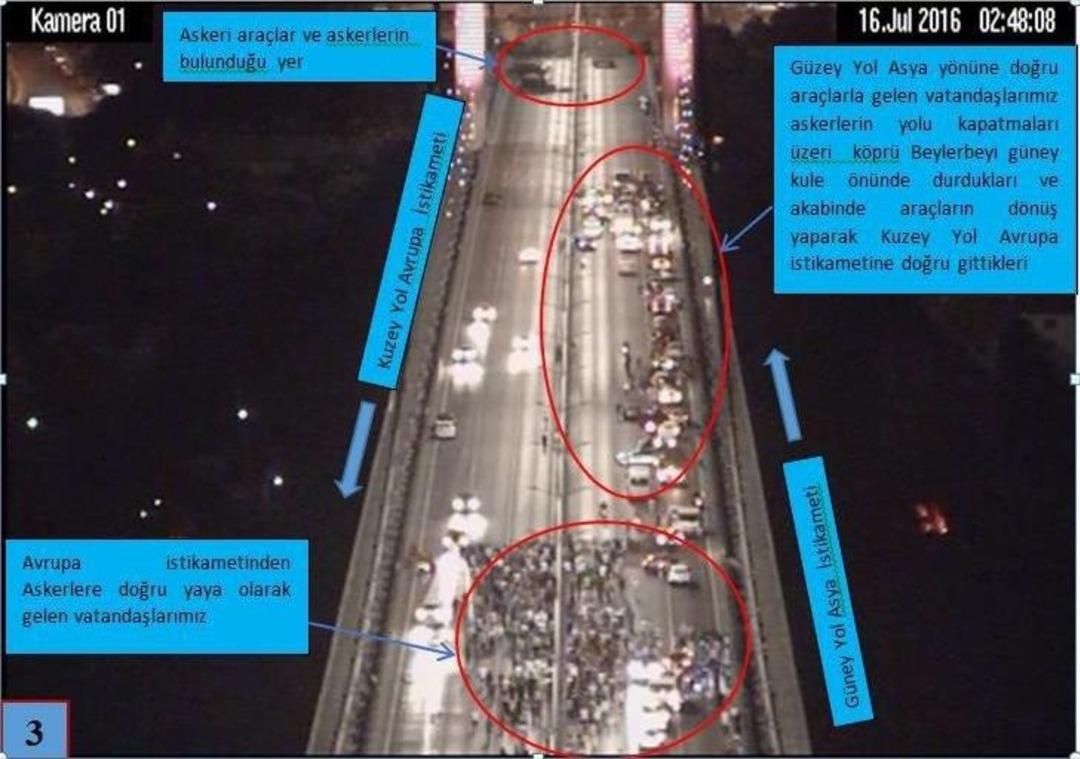 Darbeci Askerlerin 15 Temmuz Şehitler K&ouml;pr&uuml;s&uuml;&rsquo;ne &Ccedil;ıkış Fotoğrafları İddianamede Yer Aldı