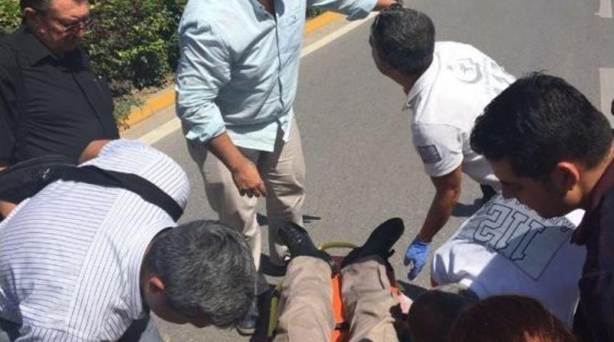 Yaralıya İlk M&uuml;dahale Sağlık Sen Şube Başkanından