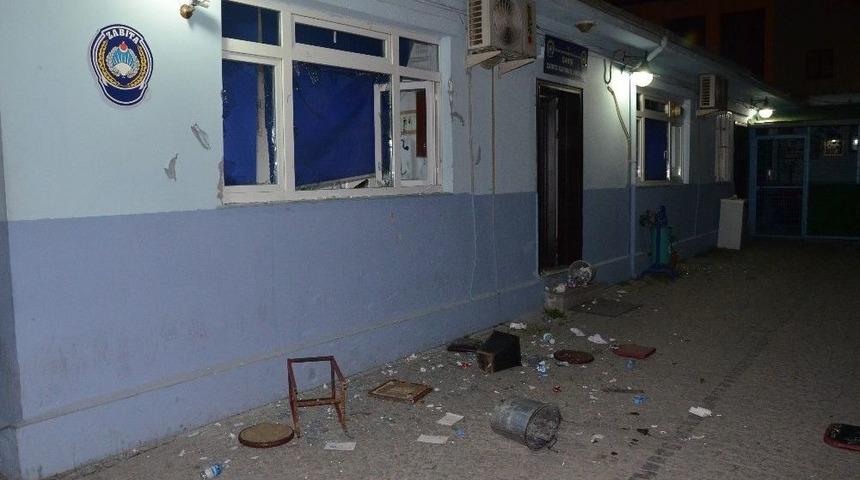 Odunpazarı Zabıta Karakolu&rsquo;na Taşlı Saldırı