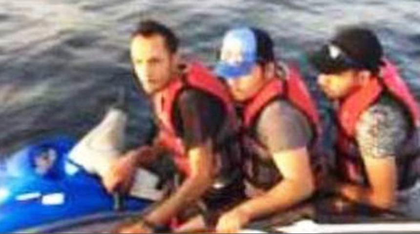 Jet Ski İle Kaçarken Yakalandılar