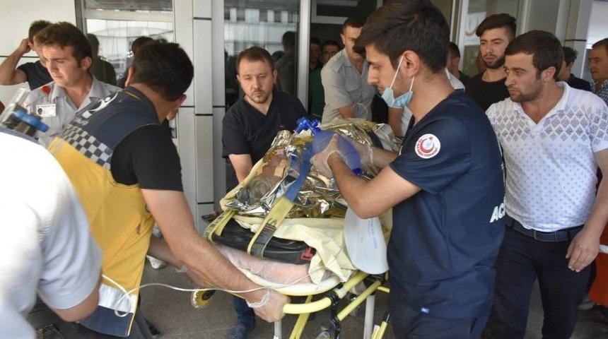 Baca Temizlerken Elektrik Akımına Kapılan Yaşlı Adam Ağır Yaralandı