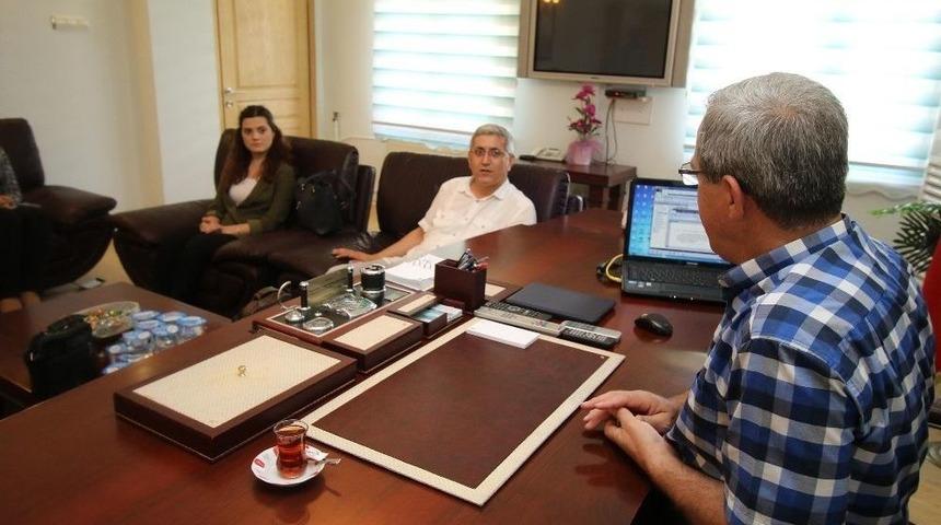 Savcı Ve Hakimlerden Başkan Akcan&rsquo;a Ziyaret