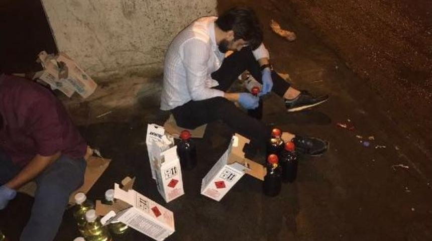 Otogar'da On Numara Yağ Operasyonu: 5 G&ouml;zaltı