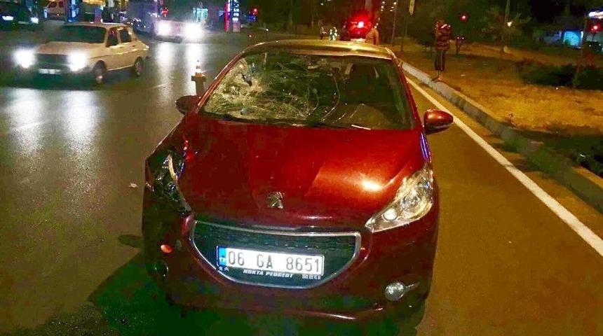 Otomobilin &Ccedil;aptığı Yaya Hayatını Kaybetti