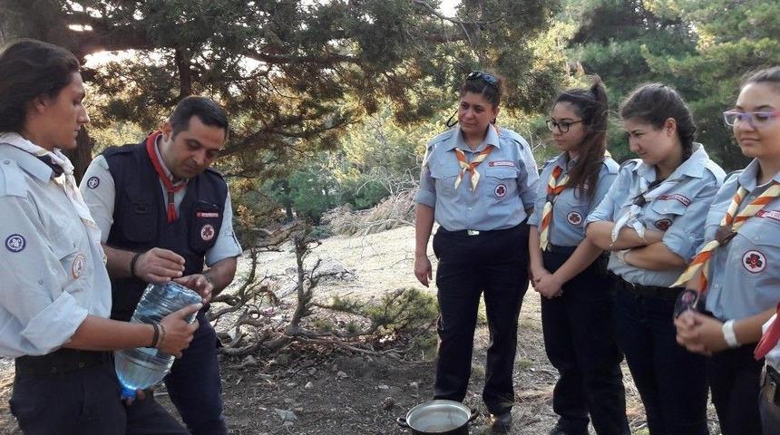 Aydın’da Kamp Ateşi Yakıldı