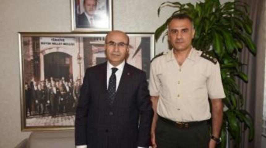 İl Jandarma Komutanı Albay Yılmaz’dan, Vali Demirtaş’a Veda Ziyareti