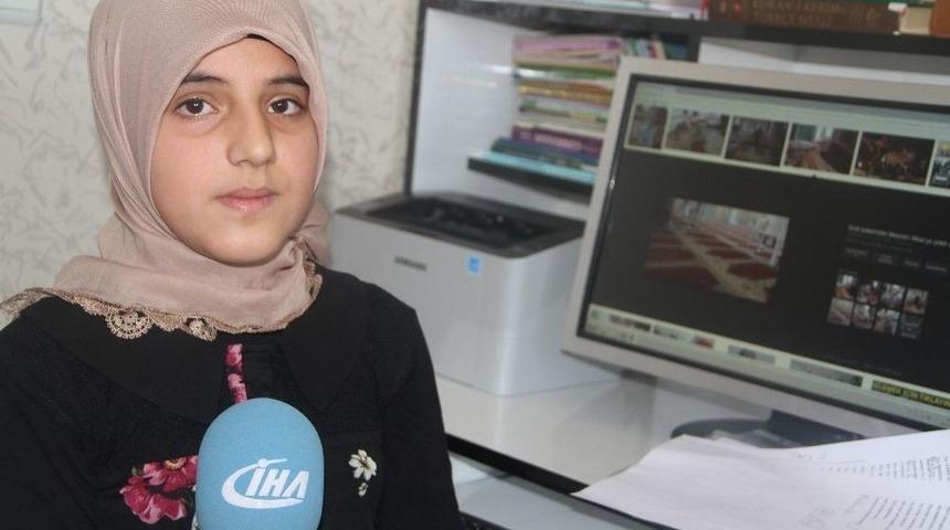 Hakkarili Esranur&rsquo;dan Y&uuml;rek Yakan Mescid-i Aksa Şiiri