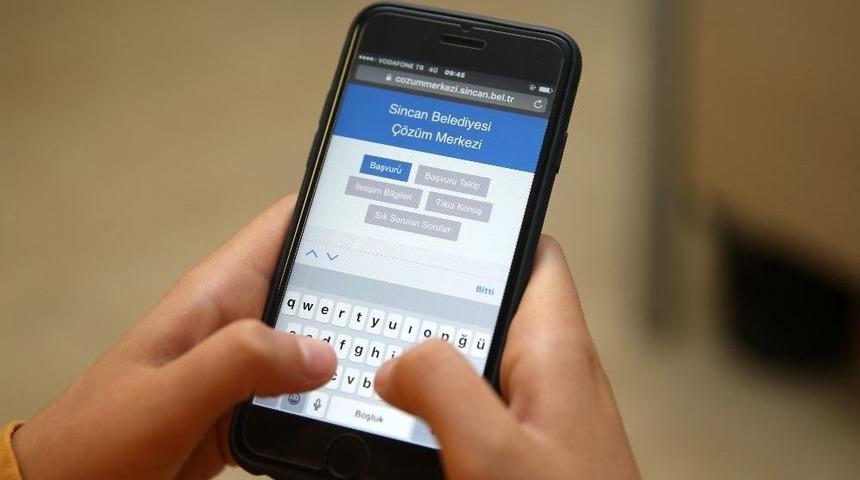 Sincan Belediyesi &Ccedil;&ouml;z&uuml;m Merkezi 7 Ayda 44 Binden Fazla &Ccedil;ağrıyı Cevapladı