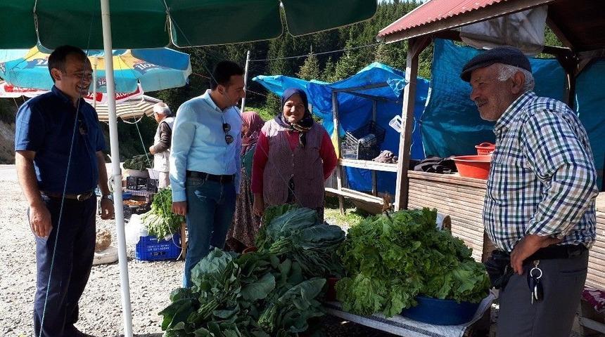 2 Bin Rakımlı &Ccedil;ambaşı Yaylası&rsquo;nda Organik Pazar