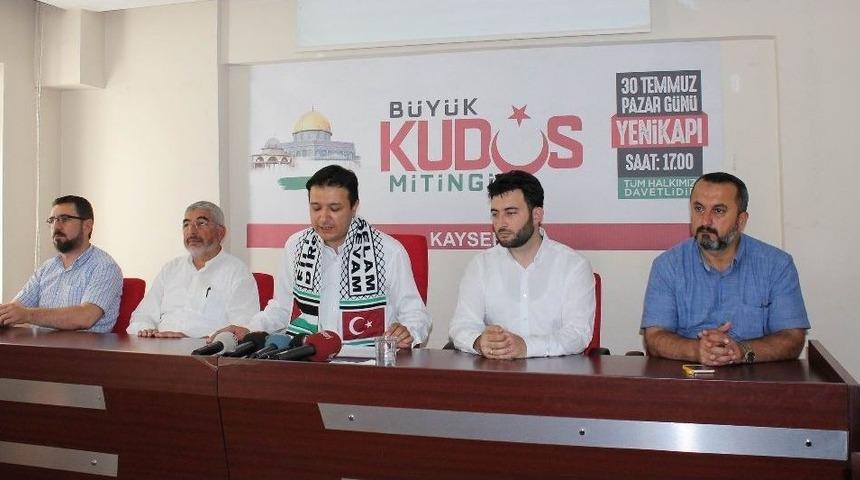 Saadet Partisinden &lsquo;b&uuml;y&uuml;k Kud&uuml;s Mitingi&rsquo;ne &Ccedil;ağrı