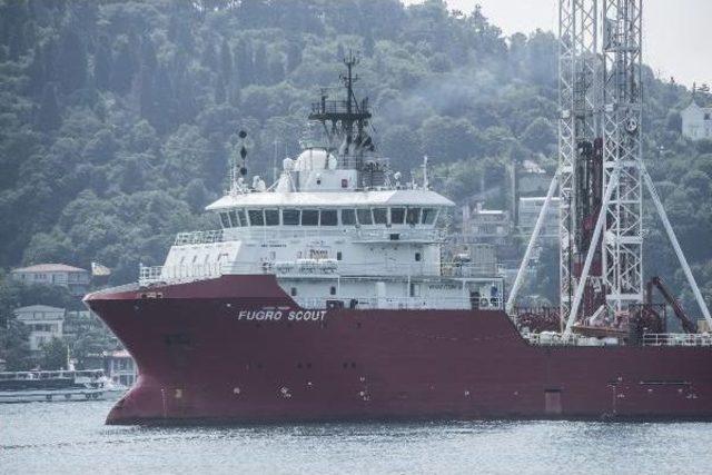 Fugro Scout Gemisi İstanbul Tüneli Için İstanbul Boğazı'nda