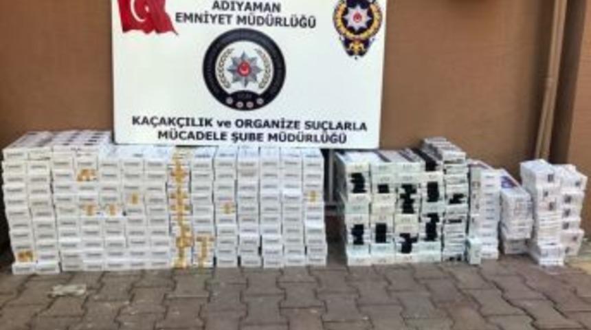 Adıyaman&rsquo;da 4 Bin 129 Paket Ka&ccedil;ak Sigara Ele Ge&ccedil;irildi