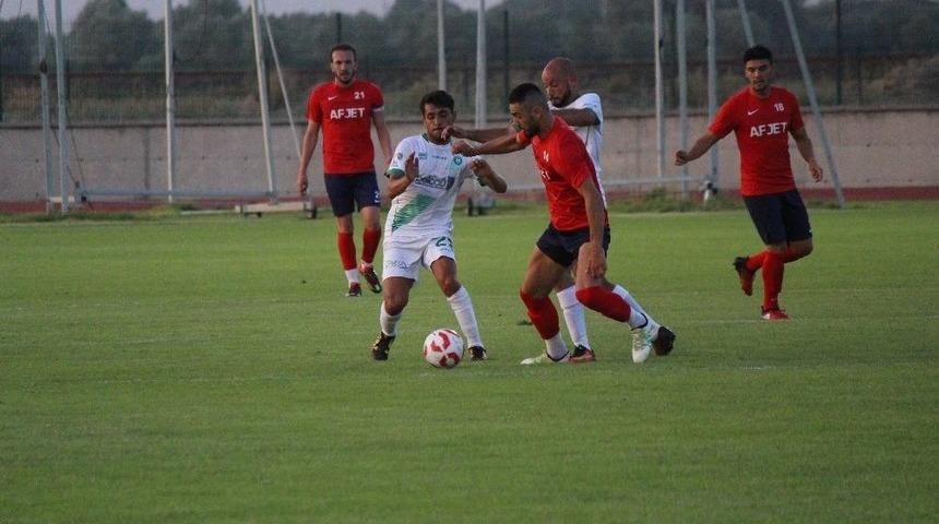 Afjet Afyonspor Hazırlık Ma&ccedil;ında Sahadan 2-0 &Uuml;st&uuml;n Ayrıldı