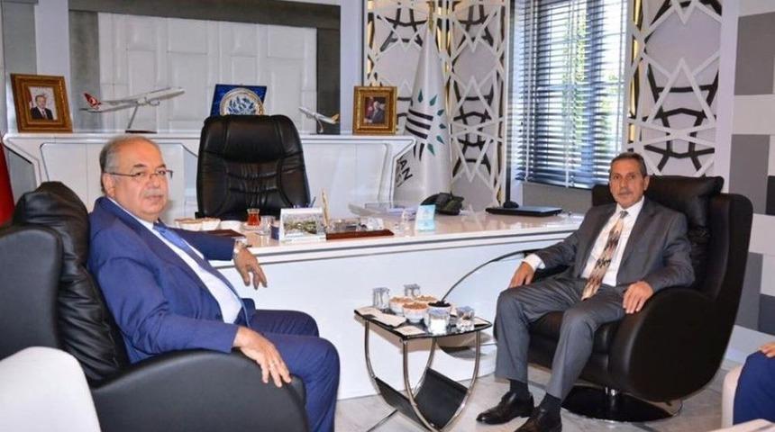 Vali Kalkancı&rsquo;dan Başkan Kutlu&rsquo;ya Ziyaret