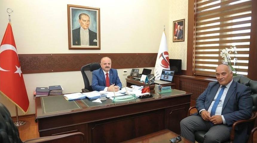 Han Belediye Başkanı Şanlı, Vali &Ccedil;akacak&rsquo;ı Ziyaret Etti