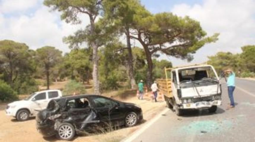 Manavgat&rsquo;ta Trafik Kazası: 1 Yaralı
