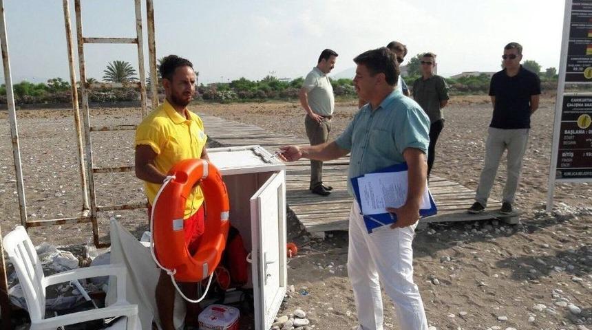 Kumluca&rsquo;da Y&uuml;zme Alanları Denetlendi