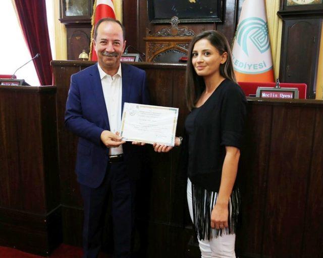 Edirne Belediyesi’nden İlk Yardımcılara Sertifika