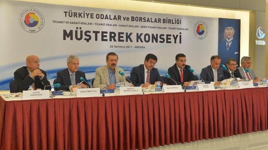 Ayto, Ankara&rsquo;da Ger&ccedil;ekleşen Tobb M&uuml;şterek Konsey Toplantısına Katıldı